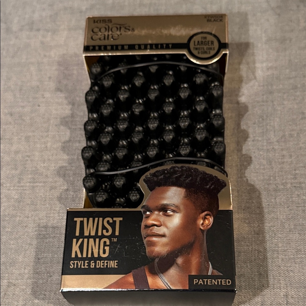 NWT KISS Colors & Care Twist King Styling Tool